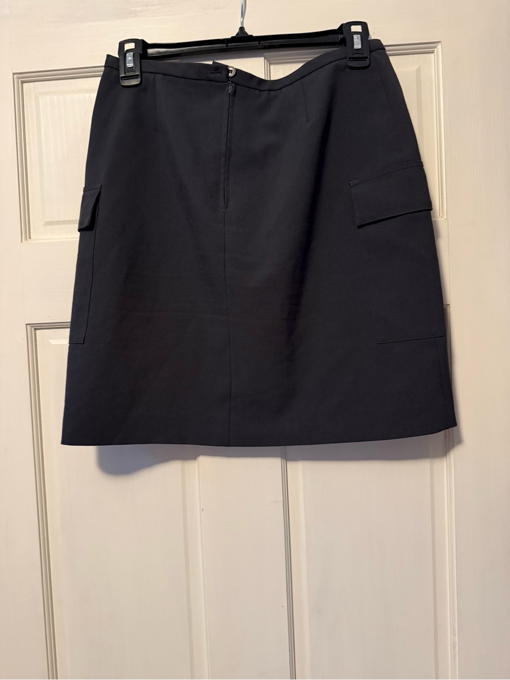 French Connection Black Mini Skirt with Cargo Pockets